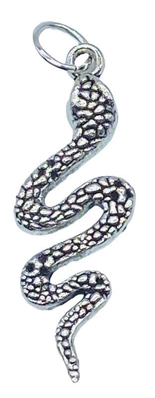 1 1/2" Snake amulet