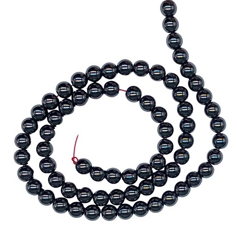 6mm Hematite beads
