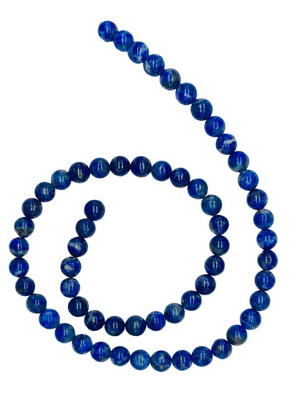 6mm Lapis beads - Click Image to Close